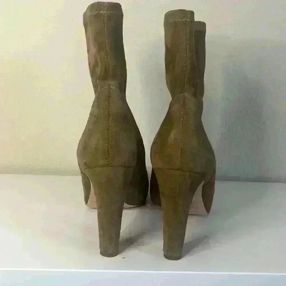 Unutzer Tan Suede Booties - Picture 3 of 5